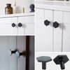 HWTONG 8 Pieces Furniture Knobs Hexagon - Cabinet Knobs, Zinc