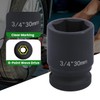 szkoo 3/4" Drive 30mm Impact Socket Chrome Molybdenum Steel 6