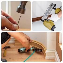 Yajumgato Oval Steel Nails Carbon Steel Panel Pins Hand Drive 30 mm/1.18 Inch Lost Head Nail Quantity is About 140-150PCS (30mm/1.18inch)