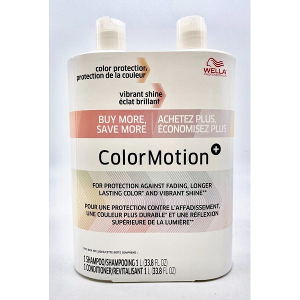 Wella ColorMotion+ Color Protection Liter Shampoo + Conditioner Duo Set