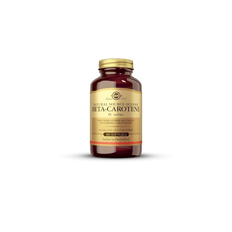 Solgar Natural Source Oceanic Beta Carotene Softgels - Pack of