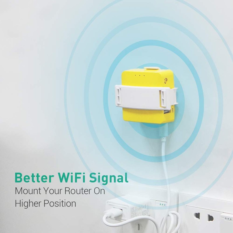 GL.iNet WiFi Router Holder Wall Mount with Screws, Compatible with