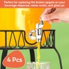 4 Pcs Drink Dispenser Spigot Replacement, Plastic Water Jug Spigot
