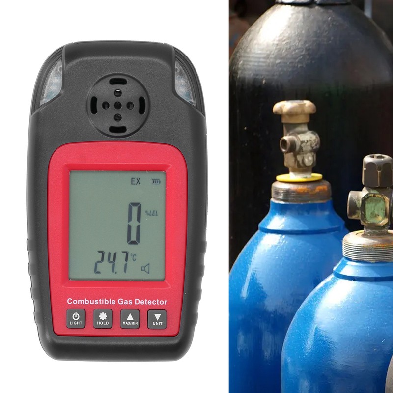WT8823 Portable Combustible Gas Detector Natural Gas Methane Leakage Alarm