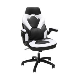 RESPAWN 3085 Gaming Chair - Gamer Chair and Computer Chair, Gaming Chairs, Office Chair with Integrated Headrest, Gaming Chair for Adults, Office Chairs Adjustable Tilt Tension & Tilt Lock - White