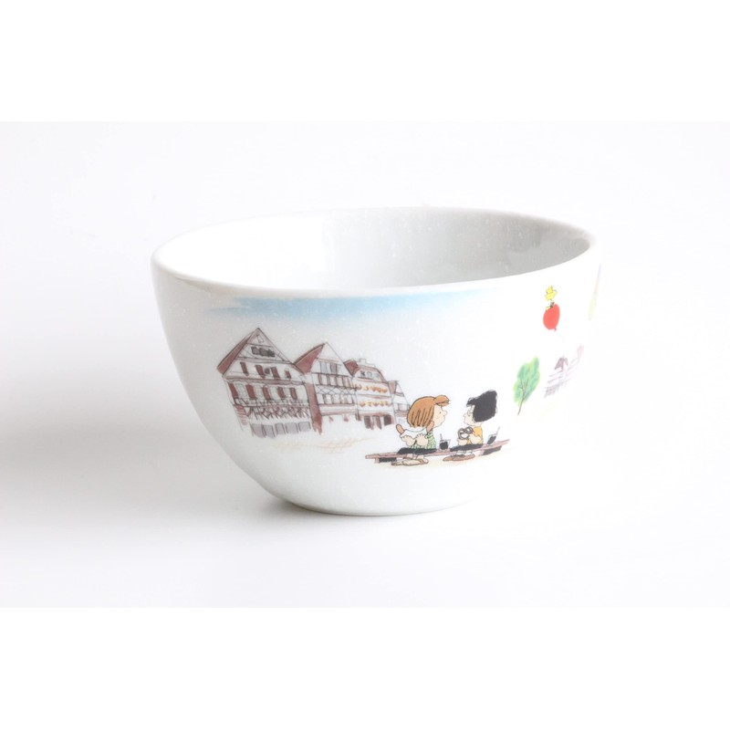 Simizu Pottery German Mexican Snoopy Bowl, Set of 2