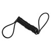 X AUTOHAUX Black Motorcycle Disc Lock Cable Universal Anti-theft Wheel