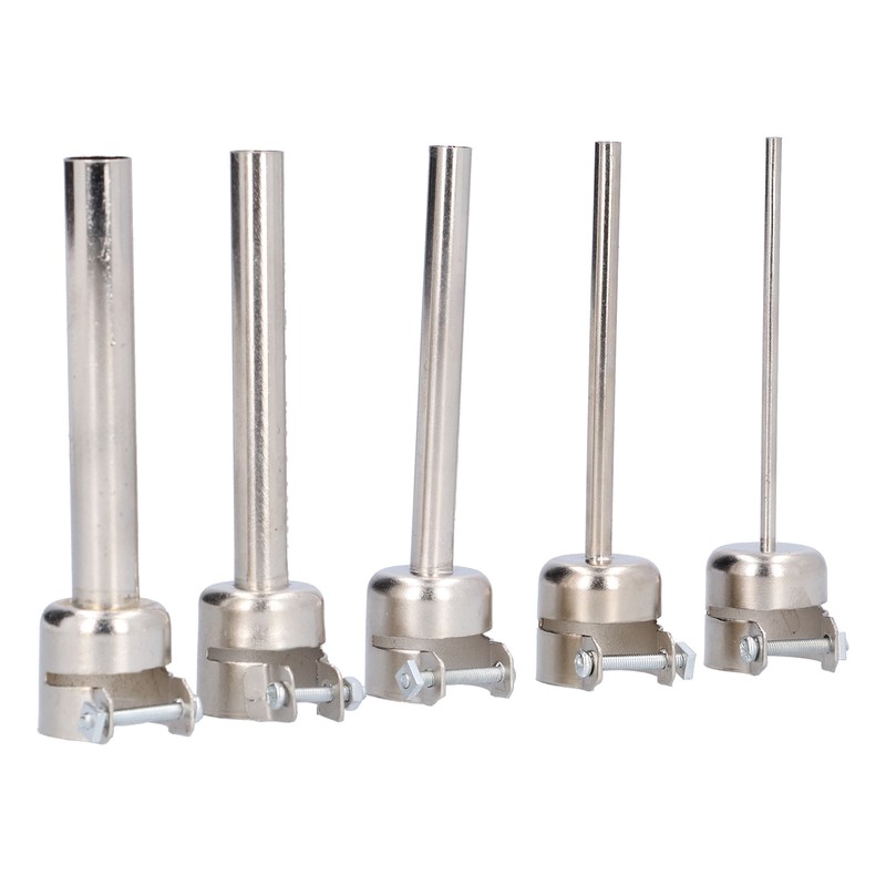 5Pcs Hot Air Gun Nozzle Kit Lengthened Straight 850 BGA