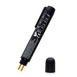 Outzone Brake Fluid Tester, DOT3 DOT4 DOT5.1 Automotive Brake Tester Pen with LED Indicator, Accurate Moisture Water Content Detection Tool for Car Motorcycle Maintenance