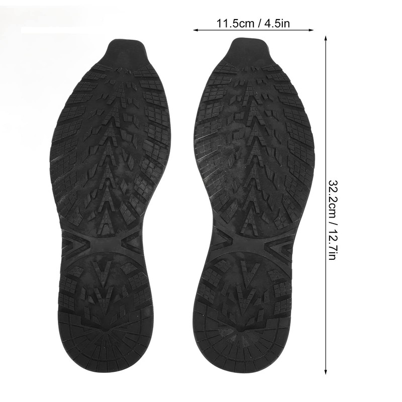 Solid Rubber Shoe Soles, Soft and Comfortable, Durable Rubber Soles