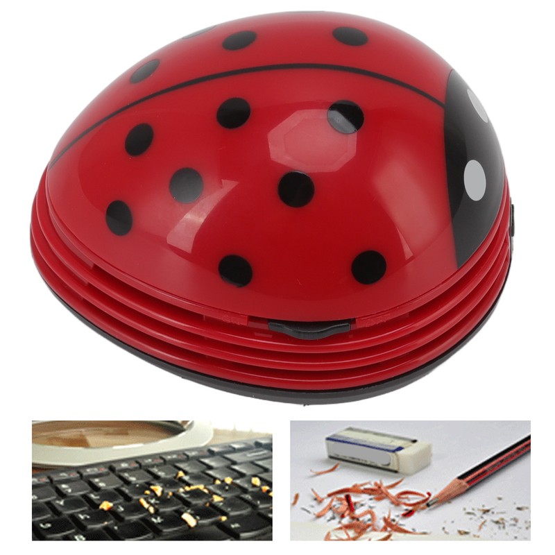 Mini Desktop Vacuum Cleaner Handheld Portable Cartoon Vacuum Paper Scraps