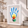 Family Handprint Kit for 4 – Wooden Frame with 4