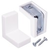SKIR'CO (Pack of 20) Shelf Brackets 20x20mm Metal Right Angle