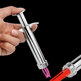 Perfeclan Clay Extruder Kuchen Fondant Dekorationstool DIY Abnehmbare Ton -Squeez -Werkzeug Zuckerpaste Extruder für Büro -Skulptionsprojekte