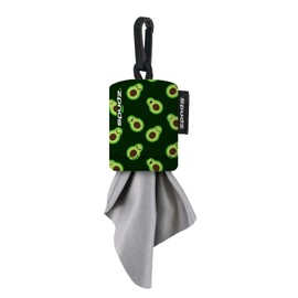 SPUDZ Ultra | Microfiber Cloth Screen Cleaner and Lens Cleaner | Closable Bottom | Avocado | 6 x 6 Inches
