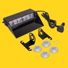 SolarBlast SBWL26 12W BLUE WHITE LED Strobe Dash Light [32
