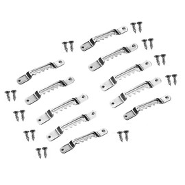 Gancho Tipo Caiman Clips Resistentes para Colgar Fotos y Cuadros, Colgador de Cuadros Decorativo, Accesorio de Pared sin Clavos, Ideal para Organizar y Exhibir Fotos 10 pza con Pija