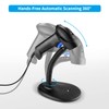 Handheld USB QR Barcode Scanner, NetumScan Wired Automatic 1D 2D