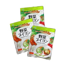 Heisei Vegetable Bouillon (No Chemical Seasoning) 60 Bags (20 Bags x 3)