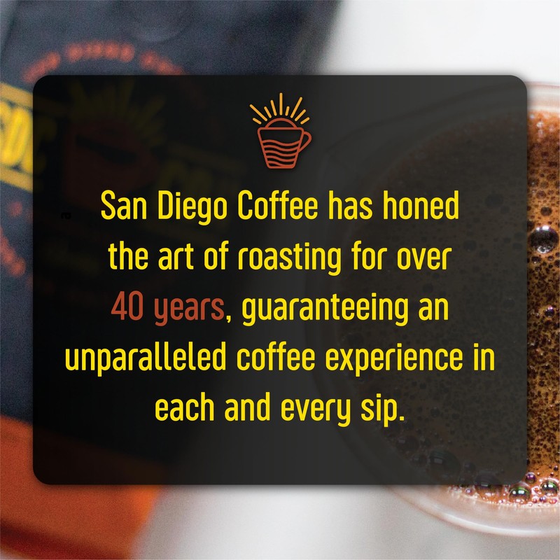 San Diego Coffee 5 Star Blend, Dark Roast, Whole Bean