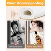 32.8 Ft Weather Stripping Door Seal Strip,Self Adhesive Door Soundproofing