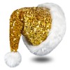 Brihasory Sequin Santa Hat, Sparkly Christmas Hats for Women or