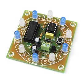 AR197 Electronic Roulette Wheel of Fortune with Rotating Effect DIY Kit