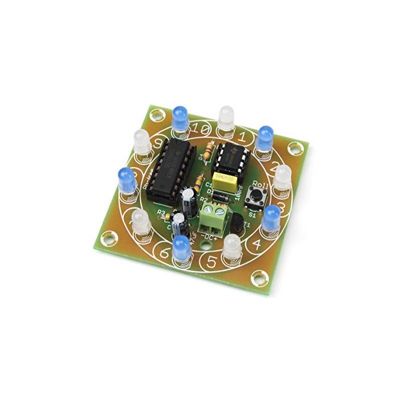 AR197 Electronic Roulette Wheel of Fortune with Rotating Effect DIY