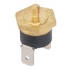 5PCS KSD301 Copper Thermostat Bimetal Normally Closed M4 Snap Disc
