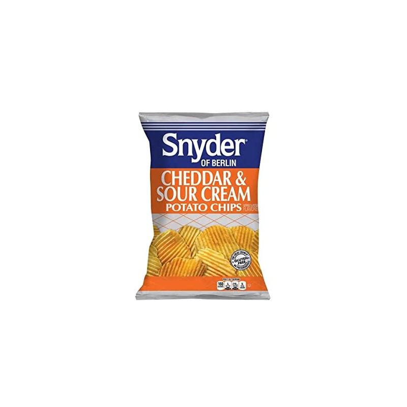 Snyders Cheddar n Sour Cream Chips 3-7.75 oz Bags