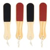 Healeved 4pcs Double Sided Foot Scrubber and Callus Remover Tool