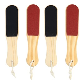 Healeved 4pcs Double Sided Foot Scrubber and Callus Remover Tool for Dead Skin Exfoliation Ergonomic Design for Home and