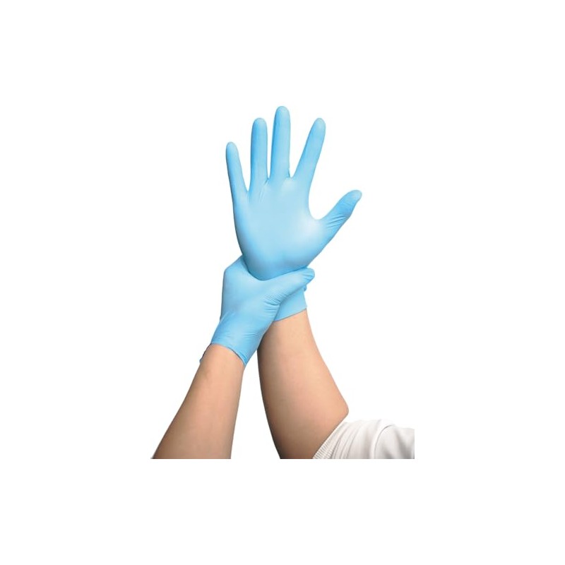 Kunzer 9NH11 Nitrile Disposable Gloves - Pack of 100 Blue