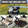 Biyejit Colorful Paws Golf Cart Towel Blanket with 4 Front