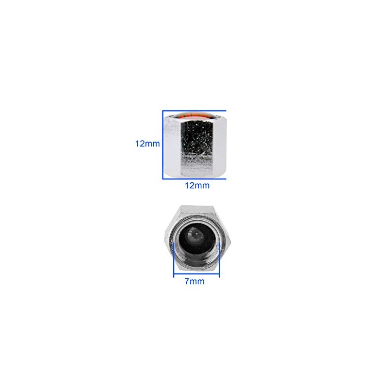 ENET 4Pcs Middle Finger Lockable Dust Caps Air Wheel Tyre
