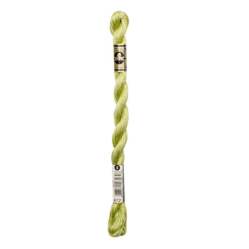DMC 115 3-472 Pearl Cotton Thread, Ultra Light Avocado Green