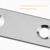 ExcInter 2PCS 120 x 120 mm Stainless Steel Angle Plate