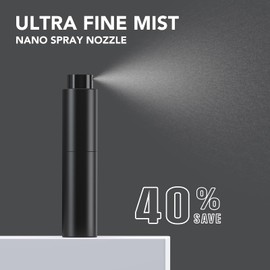 FENHON Small Spray Bottle 1oz, Travel Spray Bottles TSA Approved, 30ml Portable Mini Spray Bottle, Fine Mist Spray Bottles for Face，Toiletries Suitable for Women Men to Carry While Traveling (Black)