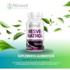 Nowek Resveratrol 60 Cápsulas Suplemento Alimenticio Ingredientes Naturales 3 Frascos