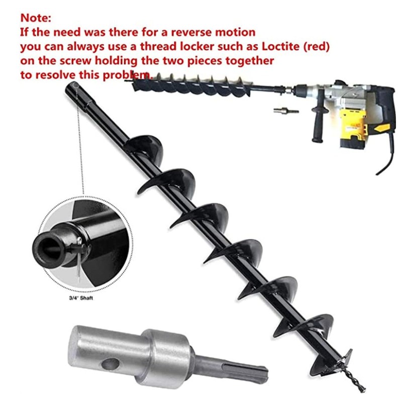 Yuecoom Auger Adapter, 1 to 3 Ice Auger Drill Adapter