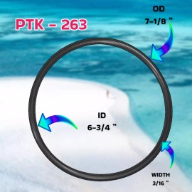 LIBERTY SEALS 4480200  Argonaut Bracket O-ring (3-PACK - PTK-263 + LUBE TUBE)  For Marlow