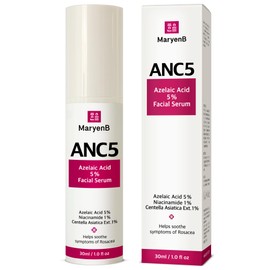 Azelaic Acid 5% + Niacinamide 1% + Cica 1% Face Serum with Hyaluronic Acid - Dark Spots Redness Pore Minimizer for Sensitive Acne Skin Care, 1 Fl Oz (30ml)