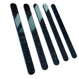 NUORUI 30 Pcs Reusable Acrylic Cakesicle Sticks, Mirror Popsicle Sticks for Party Favors (Black Glitter)