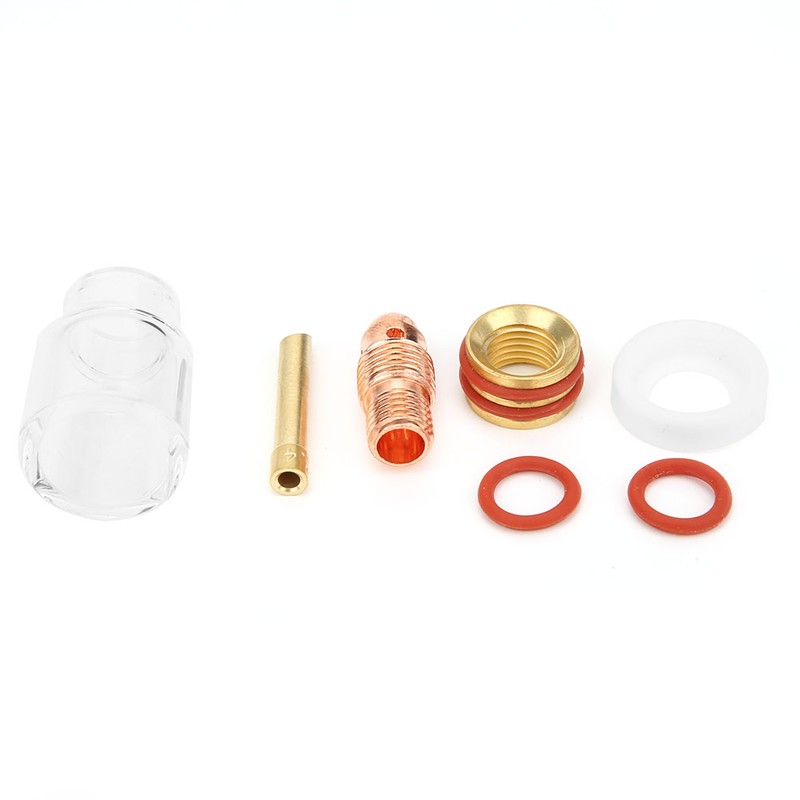 TIG-9/20 Welding Torch Gas Lens Collet Glass Cup Kit for