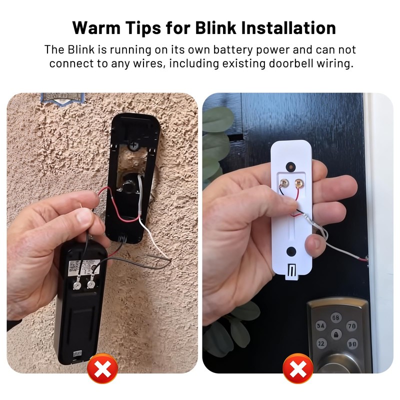 BESIMLIVE Wireless Doorbell Chime Video Doorbell Extender - Compatible with