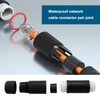 LT Easiyl Pack of 2 RJ45 Coupler Waterproof Connector IP67