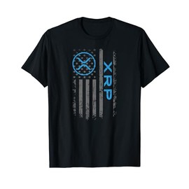 XRP Crypto Merchandise Flag T-Shirt
