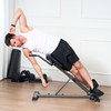 SogesPower Roman Chair Back Extension Machine, Hyperextension Bench for Hamstring,Adjustable