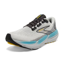 Brooks Men’s Glycerin 21 Neutral Running Shoe - Coconut/Forged Iron/Yellow - 11.5 Medium