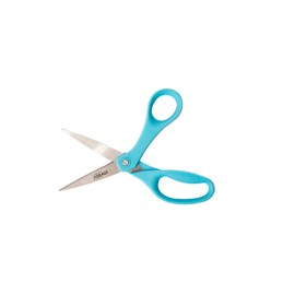 OASIS Forage Precision-Cut Floral Stem Shears | Stainless Steel Serrated Double Walled Blades | Bright Blue Ergonomic Handle